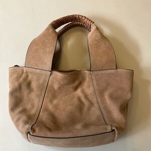 Vince Camuto Tan Suede Bag